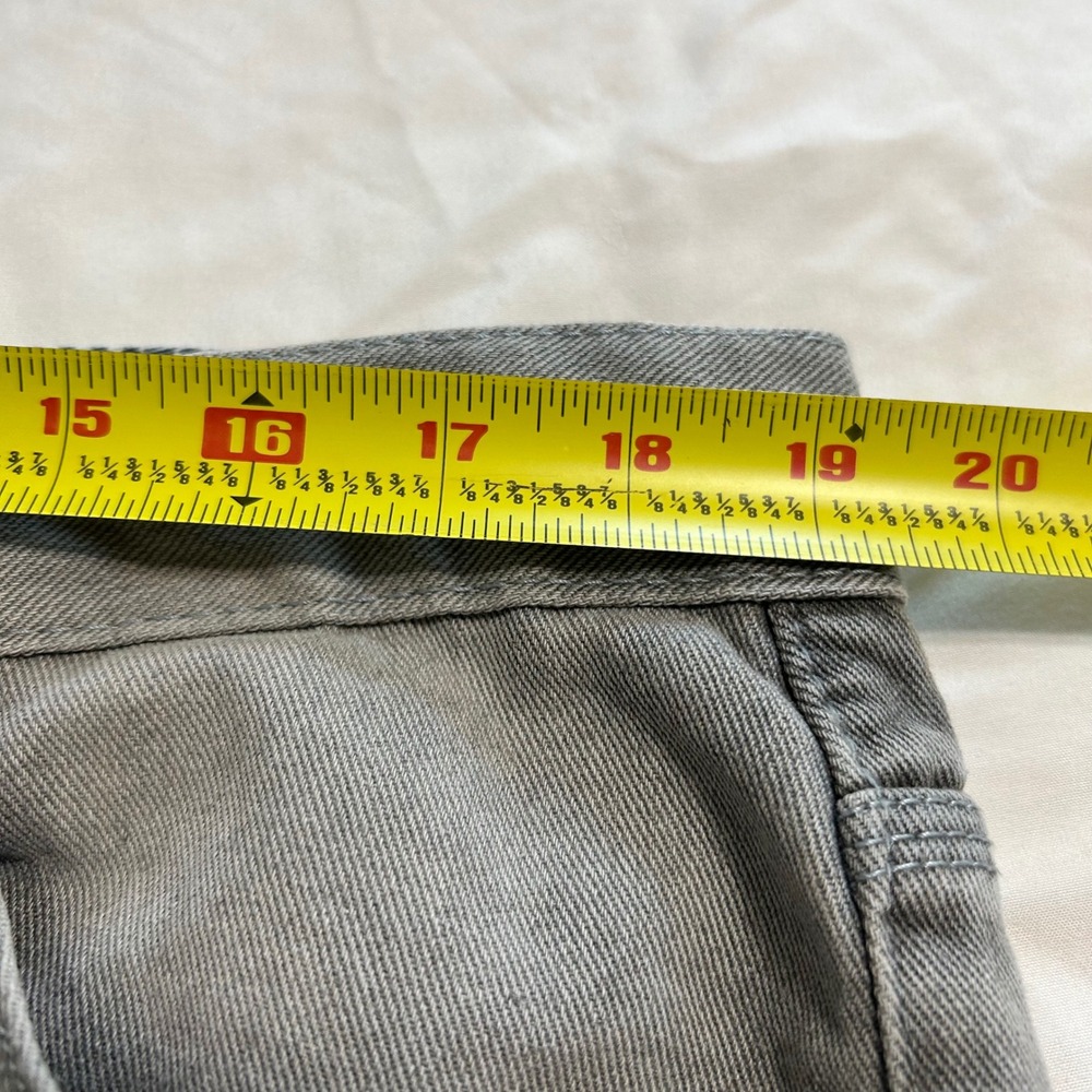 Mens Gray Distressed Ripped Denim Jeans Size 40 Cotton Blend FZ/T81006-2017 - Picture 5 of 12